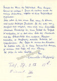 Kupper, Annelies - Autograph Letter Lot