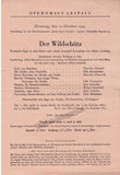 Leipzig Opera WWII - Lot of 13 Playbills