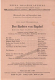Leipzig Opera WWII - Lot of 13 Playbills