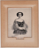 Lind, Jenny - Cruvelli, Sofia - Cinti-Damoreau, Laure - Set of 3 Original Vintage Prints
