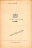 Lipatti, Dinu - Concert Program Amsterdam 1947
