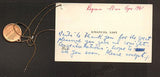 List, Emanuel - Signed Card