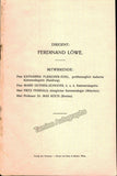 Loewe, Ferdinand - Wagner Memorial Concerts 1908 and 1913