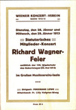 Loewe, Ferdinand - Wagner Memorial Concerts 1908 and 1913