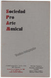 London String Quartett - Signed Program Havana 1950
