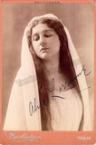 Lorraine, Alys - Signed Cabinet Photo as Elsa in Lohengrin