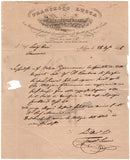 Lucca, Francesco - Autograph Letter Signed 1846