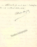 Madier de Montjau, Raoul - Set of 2 Signed Autograph Letters