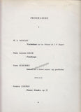 Magaloff, Nikita - Signed Program Paris 1964