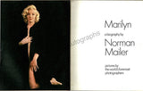 Mailer, Norman - Signed Book "Marilyn" A Biography by Norman Mailer