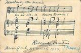 Martin, Riccardo - Signed Cabinet Photo as Pinkerton