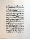 Marton, Eva - Carreras, Jose - Domingo, Placido - Heppner, Ben - Set of 4 Signed Score Pages