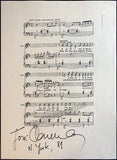 Marton, Eva - Carreras, Jose - Domingo, Placido - Heppner, Ben - Set of 4 Signed Score Pages