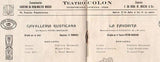 Mascagni, Pietro - Cavalleria Rusticana at Teatro Colon 1922