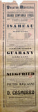 Mascagni, Pietro - Set of 2 Playbills conducting Opera