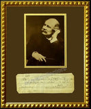 Massenet, Jules - Autograph Music Quote from Sapho - Signed