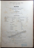 Massenet, Jules - Signed Manon Vocal Score 1895