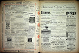 McVicker´s Theatre - Opera Programs Chicago 1885-1886