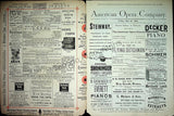 McVicker´s Theatre - Opera Programs Chicago 1885-1886