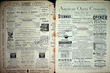 McVicker´s Theatre - Opera Programs Chicago 1885-1886