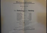 Meistersinger von Nurnberg - Reichstheater-Festwoche 1936 - Clemens Krauss