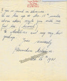 Melchior, Lauritz - Lot of 1 Signed Photo + 2 Typed Letters Signed + 1 Autograph Letter Signed + 1 Autograph Note Signed