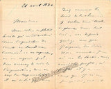 Melchissedec, Leon - Autograph Letter Signed 1880