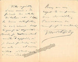 Melchissedec, Leon - Autograph Letter Signed 1880