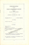 Mengelberg, Willem - Concert Program Amsterdam 1915