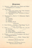 Mengelberg, Willem - Lot of 4 Concert Programs 1922-1923