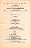 Mengelberg, Willem - Lot of 6 Concert Programs Carnegie Hall 1922-1923