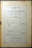 Mengelberg, Willem - Lot of 8 Concertgebouw Orchestra Programs 1909-1922