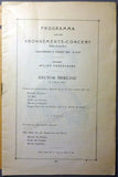 Mengelberg, Willem - Lot of 8 Concertgebouw Orchestra Programs 1909-1922