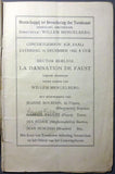 Mengelberg, Willem - Lot of 8 Concertgebouw Orchestra Programs 1909-1922