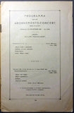 Mengelberg, Willem - Lot of 8 Concertgebouw Orchestra Programs 1909-1922
