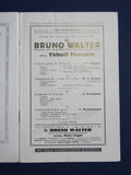 Menuhin, Yehudi - Lot of 5 programs/playbills 1931-1953