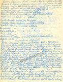 Merli, Francesco - Autobiographical Note Signed 1951
