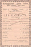 Metropolitan Opera - Collection of Program Clips 1885-1905
