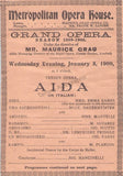 Metropolitan Opera - Collection of Program Clips 1885-1905