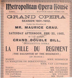 Metropolitan Opera - Collection of Program Clips 1885-1905