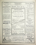 Metropolitan Opera - Full Program Lot 1889-1900