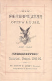 Metropolitan Opera Inaugural Night and 2nd Night Clips 1883 !