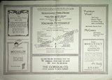 Metropolitan Opera - Program Lot 1910-1918