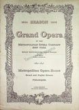 Metropolitan Opera - Program Lot 1910-1918