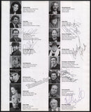 Metropolitan Opera - Season Guide 1998-1999 Signed by Multiple Artists