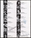 Metropolitan Opera - Season Guide 1998-1999 Signed by Multiple Artists