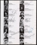 Metropolitan Opera - Season Guide 1998-1999 Signed by Multiple Artists
