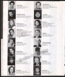 Metropolitan Opera - Season Guide 2001-2002 Signed by Multiple Artists