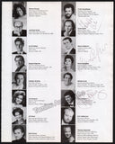 Metropolitan Opera - Season Guide 2001-2002 Signed by Multiple Artists