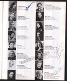 Metropolitan Opera - Season Guide 2001-2002 Signed by Multiple Artists